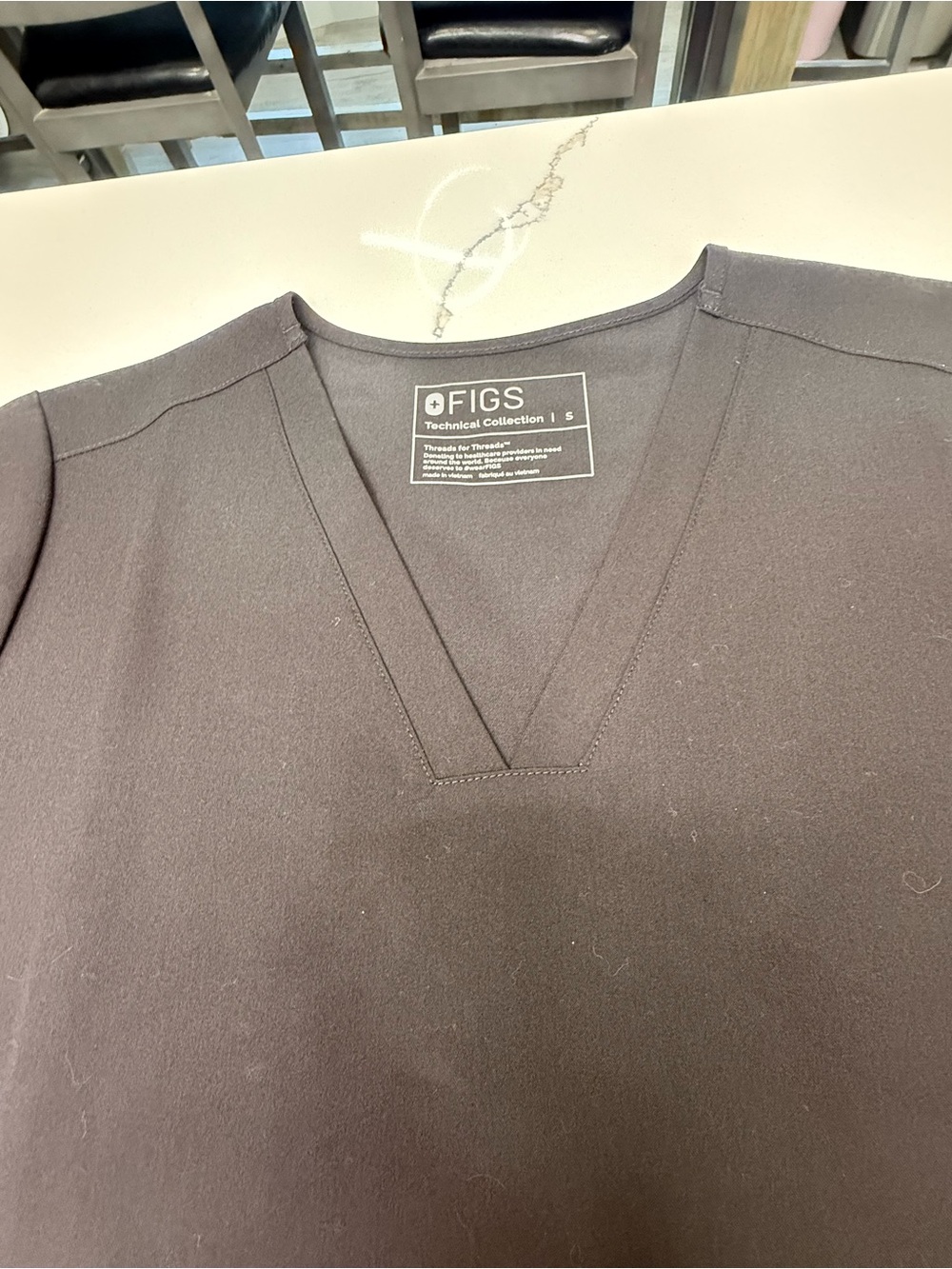 Women’s Figs Scrubs Top Size Small